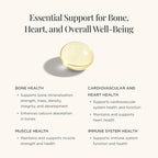 JSHealth Vitamin D3 1000IU Supplement. Vegan D3 Vitamins Support Bone Health, Muscle Strength, Heart Health, Immune Support. Vegan. By Nutritionist Jessica Sepel (60 Tablets)
