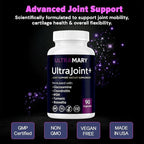 Glucosamine Chondroitin MSM and Turmeric Supplement – Joint Support Supplement for Women and Men with Boswellia and Chondroitin Sulfate for Joint Health Mobility & Flexibility – 90 Capsules