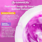Multivitamin for Women 50 Plus Gummies, Vegan Omega 3, Methylfolate, Calcium, D3 K2, CoQ10, Daily Vitamin A C E, Methylated B12, Biotin, B Complex, Zinc - Bone, Energy, Longevity - Sugar Free, 60Count