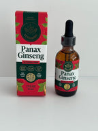 HERBAMAMA Panax Ginseng Root Tincture - Vegan Energy Support with Korean Red Ginseng Extract Liquid Drops - Non-GMO, Alcohol & Sugar-Free Immune Support Supplement - 28-Day Supply