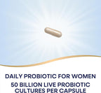 Nature's Way Fortify Optima Women's Probiotics, 50 Billion Live Cultures, 7 Strains, Supports Digestive and Immune Health*, 30 Capsules (Packaging May Vary)