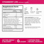 Optimum Nutrition Amino Energy - Pre Workout with Green Tea, BCAA, Amino Acids, Keto Friendly, Green Coffee Extract, Energy Powder - Strawberry Lime, 9.5 Ounce, 30 Servings (Packaging May Vary)