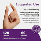 Micro Ingredients NMN Complex 1000mg Per Serving, 120 Veggie Capsules | 10-in-1 with Nicotinamide Mononucleotide, Resveratrol, CoQ10, Quercetin & Glutathione | NAD+ Supplement Precursor | Filler Free