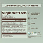 Regenerative Fermented KSM-66 Ashwagandha Vegan Capsules with Acti Veda™ (600mg, 30 Servings), Up to 150% More Effective Than KSM-66 Alone