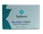 Kokoro Balance Creme for Women | Skin Moisturizing | 2oz Jar | No Phytoestrogens | Recommended Since 1996 in What Your Doctor May Not Tell You About Menopause by John R Lee, MD