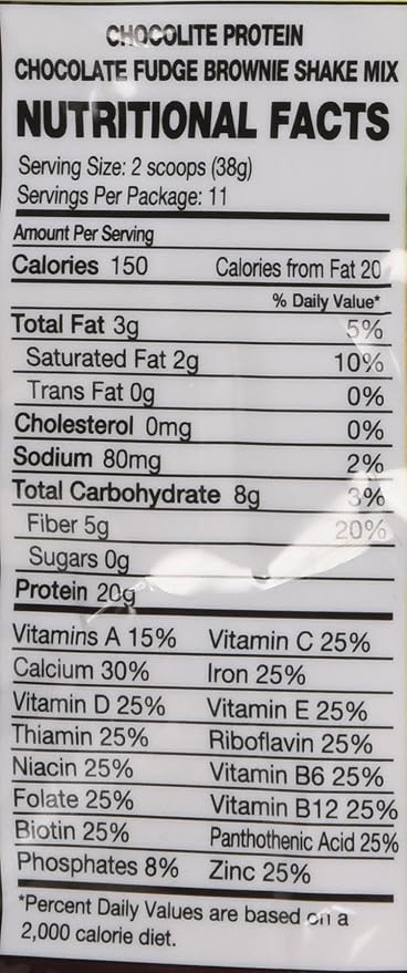 ChocoRite Protein Chocolate Supreme Shake Mix, Chocolate Supreme, 15.3 Ounce