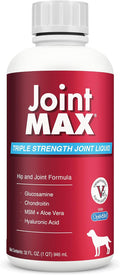 Liquid for Dogs – Glucosamine Chondroitin MSM Hip & Joint Supplement Liquid with Organic Turmeric – All-Natural Dog Joint Support Oil for Mobility, Arthritis, Skin & Coat – 32 fl oz