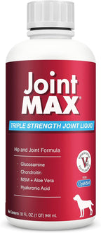 Liquid for Dogs – Glucosamine Chondroitin MSM Hip & Joint Supplement Liquid with Organic Turmeric – All-Natural Dog Joint Support Oil for Mobility, Arthritis, Skin & Coat – 32 fl oz