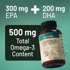 NatureWise Omega 3 Fish Oil - 500 mg per Pill - EPA & DHA - Immune Support, Brain Health & Optimal Wellness - Gluten and Soy Free, Non-GMO - 90 Softgels[3-Month Supply]