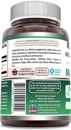 Amazing Formulas Melatonin Supplement | Unflavored | 12 Mg Per Serving | 180 Tablets | Non-GMO | Gluten-Free | Made in USA