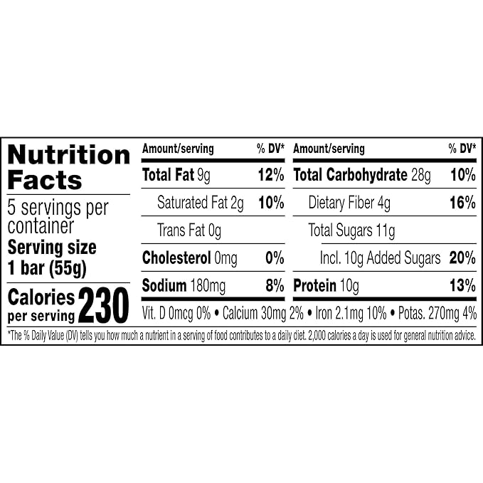 RXBAR Nut Butter and Oat Protein Bars, Protein Snacks, Dark Chocolate Peanut Butter (6 Boxes, 30 Bars)