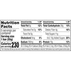 RXBAR Nut Butter and Oat Protein Bars, Protein Snacks, Dark Chocolate Peanut Butter (6 Boxes, 30 Bars)