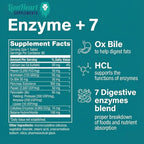 Digestive Enzymes Supplement with Ox Bile Salts 30mg - Betaine HCl 100mg - Supports Digestion, Gas & Bloating - Gallbladder Support (No Gallbladder) - Doctor Formulated - For Men & Women - 90 Tablet