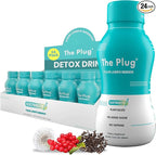 The Plug Liver Cleanse Detox & Repair Drink - Plant Based Herbal Electrolyte Drink for Liver Support & Health, Bloating Relief, Restore Antioxidants & Minerals | Liver Complex Energy Drink (24-Pack)