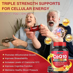 CoQ10 200mg with PQQ & Shilajit - High Absorption with Bioperine Coenzyme Q10 Supplements - Powerful Antioxidant for Heart & Brain Health and Energy-Production - 120 Veggie Capsules