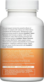 Instaflex Super Turmeric - 1000mg Turmeric Curcumin with BioPerine, Black Pepper Extract, 95% Curcuminoids, 30 Count