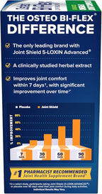 Osteo Bi-Flex Advanced Omega-3 Joint Complex Algae Oil Plant-Based Supplement, Improve Joint Function, Strength, Flexibility, Mobility 80 Softgels