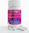 InstaRelief® Hair Growth with Lustriva® - Clinically Shown to Grow Thicker, Healthier Hair in 3 Weeks, Reduce Wrinkles and Fine Lines, with Biotin, Silicon, and Arginine, 60 Tablets