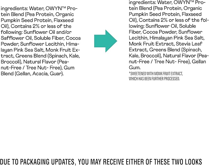 OWYN Only What You Need Pro Elite No Nut Buttercup Flavored Protein Shake, 32g Protein, 0g Sugar, High Protein, Dairy Free, Gluten Free, Plant Based Protein Drink, 12 Count