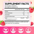 MEENCCD 2 Pack L-Methylfolate 15mg Gummies, Methylfolate Supplement, 5-MTHF Supplement - Active 5-MTHF - Supports Overall Wellness, Vegan, Raspberry Flavor, 120 Count