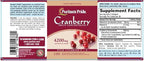 Puritan's Pride Cranberry Fruit Concentrate with Vitamin C & E 4200 mg Softgels, 100 Count