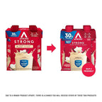 Atkins Strong High Protein Shake,Vanilla Flavored,30g Protein,Low Carb and Low Sugar Shake,Keto Friendly,Gluten Free,Muscle and Gut Health Support Complex,(Pack of 24)