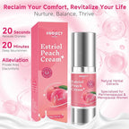 Silky Peach Cream for Women, Vaginal Estrogen Cream for Women Hormone Balance, Relief Menopause Vaginal Dryness & Vaginal Itching (1 fl.oz)