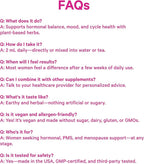 Pink Stork Hormone Balance Drops for Women - Supports Hormonal Health, PMS, Perimenopause & Mood, with Red Raspberry Leaf & Wild Yam - Liquid Supplement - Vegan, 2oz, 30 Servings
