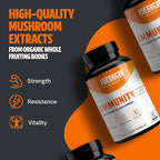 FreshCap 7-in-1 Immune Support Supplement - 5000mg Turkey Tail Mushroom Capsules - Immune Boosters for Adults, Immunity Boost Supplement, Elderberry Vitamin C and Zinc, Ayurveda (120 Capsules)