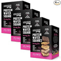 Protein Wafer Squares, Value Variety Pack, 15g Protein, Low in Sugar, 10 Squares Total, Light and Crispy, Includes Vanilla, Mocha, Chocolate, Lemon, Chocolate Raspberry (Variety, 4 Pack)