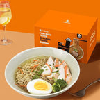 Hethstia High Protein Ramen Soup Chicken Flavor, 6-Pack Instant Ramen Noodles Chicken Broth, 32g Plant-Based Protein, Vegan, Non-GMO, Low Fat, Egg-Free, Dairy-Free, Pre-Packaged Quick Meal