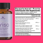 Munar Brisa Menopause Support – Hormonal Balance for Women with Milk Thistle, Vitex, Black Cohosh and Rhubarb. Reduces Hot Flashes, Boosts Energy, Liver Detox – 30-Day Supply (60 Capsules)