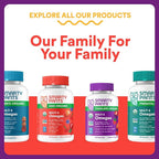 SmartyPants Kids Multivitamin & Immunity Gummies: Vitamins C, D, B6, B12, A, and Zinc for Immune Support, Biotin, Iodine, Gluten Free, Two Fruit Flavors, 60 Count (30 Day Supply)