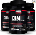 Force Factor DIM, 3-Pack, Pills to Decrease Estrogen in Men, Diindolylmethane Supplement with Key Natural Ingredients and Superior Absorption, Diindolylmethane 300mg, Works Fast, 90 Capsules