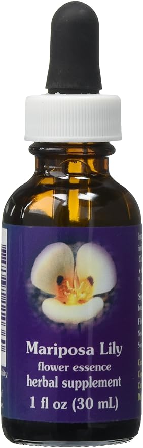 Flower Essence Services Dropper Herbal Supplements, Mariposa Lily, 1 Ounce