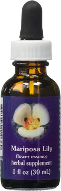 Flower Essence Services Dropper Herbal Supplements, Mariposa Lily, 1 Ounce