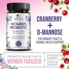 Probiotics for Women - 50 Billion CFU Per Serving - 16 Feminine Health Vag Strains - Prebiotic for Vaginal PH Balance, Urinary UT Health, Women's Probiotic - Shelf Stable - USA Bottled - 120 Capsules