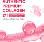 FINE JAPAN Hyaluron & Collagen Plus – Liquid Collagen Supplement with Vitamin C, Hyaluronic Acid, Pearl Coix, Supports Skin Hydration, Elasticity, Hair & Nail Health – Made in Japan, 17 fl oz
