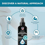 Aromasong Magnesium Spray - Extra Strength (23mg in Each Spritz) 8 Oz, Natural and Pure Magnesium Oil Spray - Made in The USA - for Leg Discomfort and Promotes a Calm Sleep