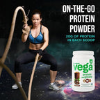 Vega Protein and Greens Protein Powder Chocolate (19 Servings) - 20g Plant Based Protein Plus Veggies, Vegan, Non GMO, Pea Protein for Women and Men, 1.4lb (Packaging May Vary) (Pack of 1)