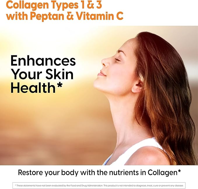 Doctors Best Collagen Types 1 and 3 & Vitamin C, Supports Hair, Skin, Nails, Bones, & Joints, Non-GMO, Gluten Free, Soy Free 540 Tablets