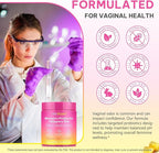 2Pack Feminine Probiotics Gummies,Vaginal Women Probiotic,Feminine Balance pH Gummies for Healthy Odor,Improve Immune,Support Vaginal Health,with Slippery Elm(60 Gummies)