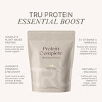 TRU Supplements Plant Based Protein Powder, BCAA, EAA, 20g Vegan Brown Rice & Pea Protein, 100 Calories, 27 Vitamins, No Artificial Flavors 25 Servings (Vanilla Cream)