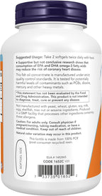 NOW Foods Supplements, Omega-3 180 EPA / 120 DHA, Molecularly Distilled, Cardiovascular Support*, 200 Softgels