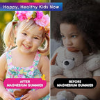 Magnesium Gummies for Kids - Magnesium Glycinate Gummies with L-Theanine, Chamomile, Vitamin B6, D for Kids & Adults Sleep, Stress, Muscle Relief & Nerve Bone - Sugar Free Strawberry 60ct