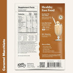 Keto Chow Caramel Macchiato - Keto Meal Replacement Shake Powder - Nutritionally Complete - Low Carb - Delicious Easy Meal Substitute - Protein Rich You Choose The Fat - Single Meal Sample