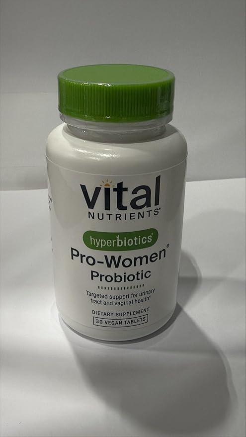 Hyperbiotics Vital Nutrients Pro Women Probiotics for Women | Vaginal Probiotics for PH Balance | Oral Probiotic for Vaginal Health and Urinary Tract Health | 6 Targeted Strains | 30 Vegan Tablets