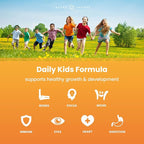NutraChamps Kids Multivitamin Gummies | Sugar Free 120 Gummy Vitamins for Kids | Vegan & Non-GMO | Strawberry, Passionfruit, Peach & Cherry