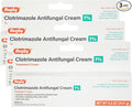 Rugby Clotrimazole Antifungal Cream 1% - Treatment Cream - Helps Provide Soothing Itchy Skin Relief - 0.5 Oz. (3 Pack)