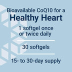 Life Extension Super Ubiquinol CoQ10 with Enhanced Mitochondrial Support, Heart Health Supplement, Maximum Absorption, 50 mg, Non-GMO, Gluten-Free, 30 softgels